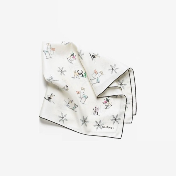 ✨샤넬 여성 스퀘어 스카프 - Chanel Womens Square Scarf - acc6161x