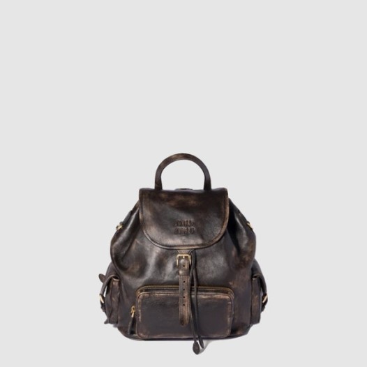 ❤미우미우 여성 가죽 백팩 - MiuMiu Womens Leather Backpack - mib12164x