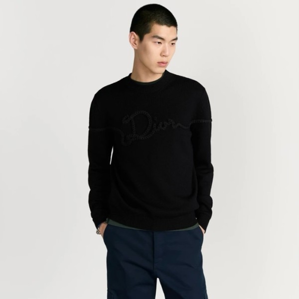 ✨디올 남성 라운드 스웨터 - Dior Mens Round Sweater - dic12287x