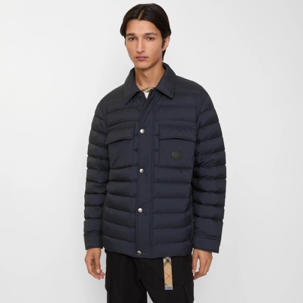 ✨버버리 남성 나일론 패딩 오버셔츠 - Burberry Mens Nylon Padded Overshirt - buc12304x