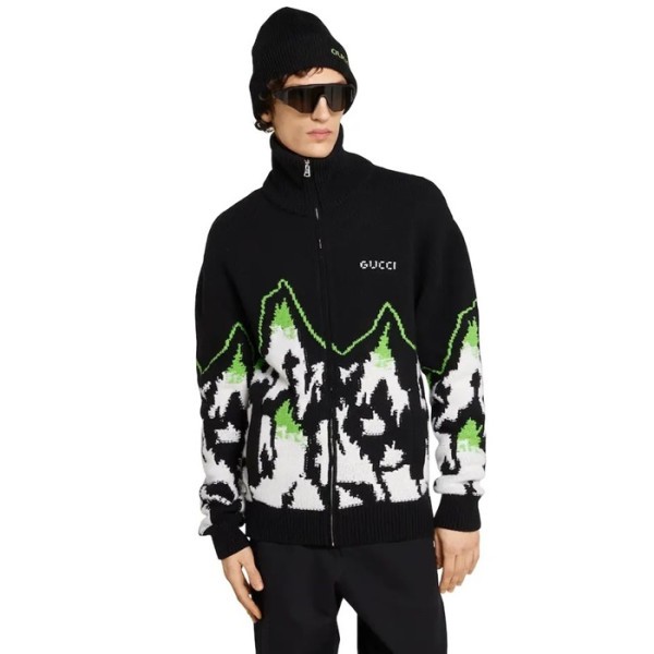 ✨구찌 남성 니트 자켓 - Gucci Mens Knit Jacket - guc12306x