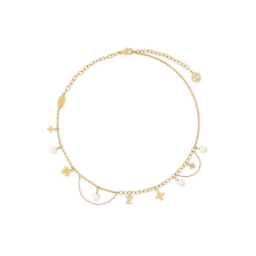 ❤루이비통 여성 골드 네크리스 - Louis vuitton Womens Blooming Pearls Necklace - acc6177x