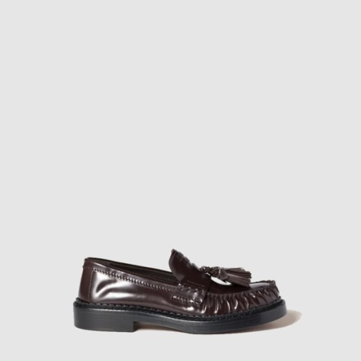 ❤미우미우 여성 폴리시드 가죽 테슬 로퍼 - Miu Miu Womens Polished Leather Tassel Loafers - mis8753x