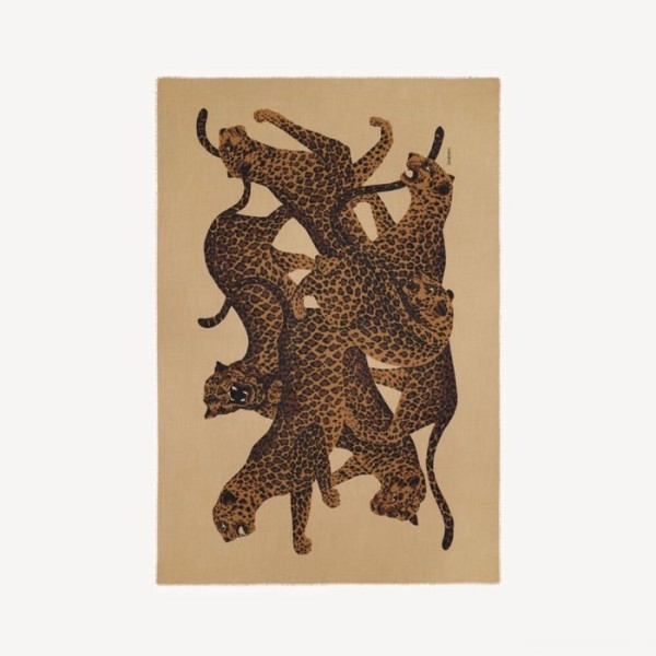 ✨입생로랑 여성 레오파드 스톨 - Saint Laurent Womens Leopard Stole - acc6202x