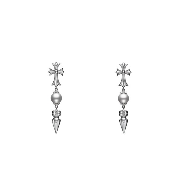 ✨매장판 크롬하츠 여성 골드 귀걸이 - Chrome Hearts Womens Gold Earrings - acc6214x