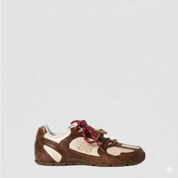 ✨미우미우 남/녀 가죽 스니커즈 - Miumiu Unisex Leather Sneakers - mis8756x