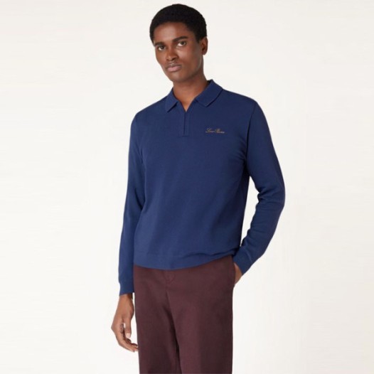 ❤로로피아나 남성 폴로 스웨터 - Loro Piana Mens Polo Sweater - lpc12475x