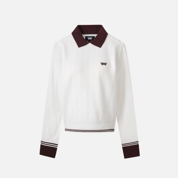 ✨PXG 여성 칼라 포인트 스웨터 - gol1908x