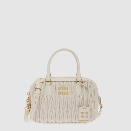 ❤미우미우 여성 아르카디 마테라쎄 나파 가죽 백 - Miumiu Womens Arcadi Matelasse Bag - mib12643x