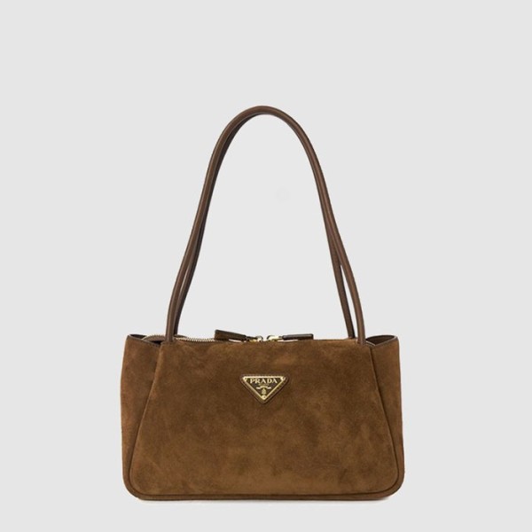 ✨프라다 여성 미디엄 스웨이드 숄더백 1BA444 - Prada Womens Medium Suede Shoulder Bag - prb12706x