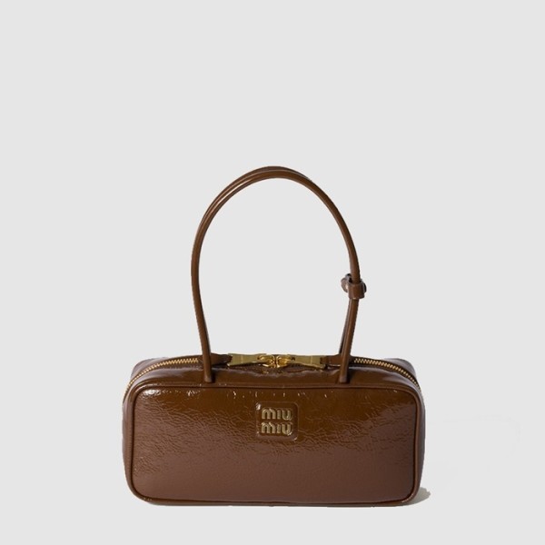 ✨미우미우 여성 가죽 보 백 - Miumiu Womens Beau Bag - mib12709x