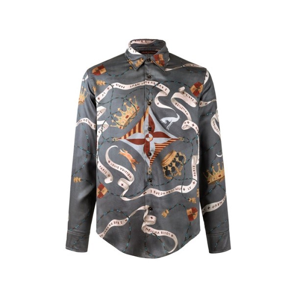 ✨루이비통 남성 실크 셔츠 - Louis vuitton Mens Dress Shirts - lvc12536x