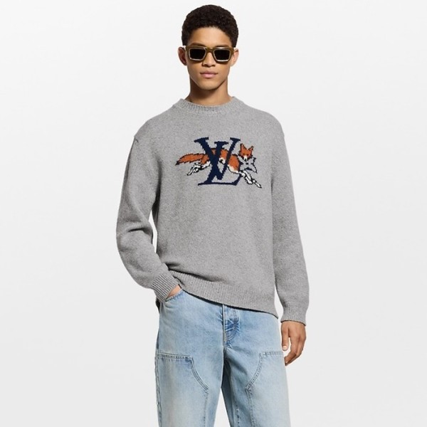 ✨루이비통 남성 라운드 스웨터 - Louis vuitton Mens Round Sweater - lvc12538x