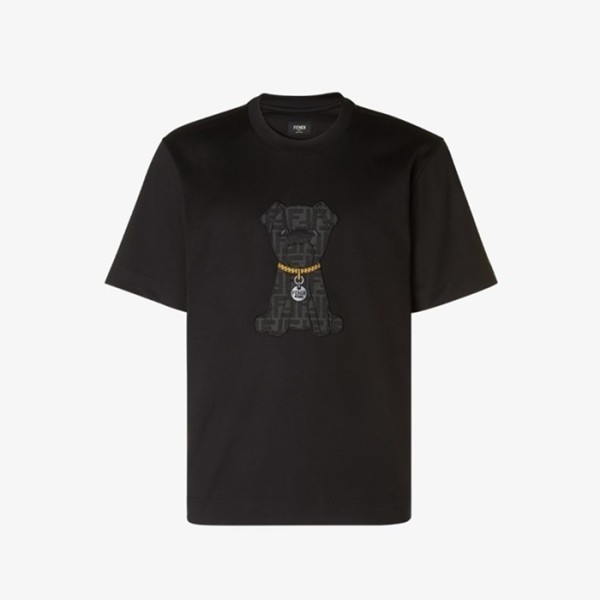 ✨펜디 남성 라운드 반팔 티셔츠 - Fendi Mens Round Tshirt - fec12559x