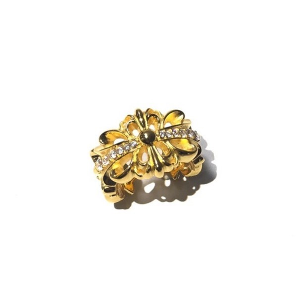 ✨크롬하츠 남/녀 골드 반지 - Chrome Hearts Unisex Gold Ring - acc6320x