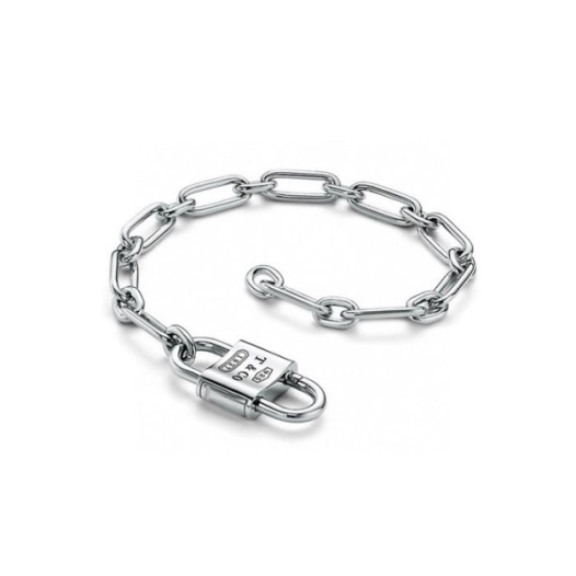 ❤티파니 남/녀 미디엄 더블 락 브레이슬릿 - Tiffany Unisex Medium Double Lock Bracelet - acc6342x
