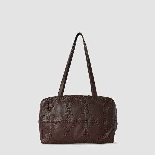 ✨더 로우 여성 Astra 가죽 볼링 백 - The Row Womens Astra Leather Bowling Bag - thb12730x