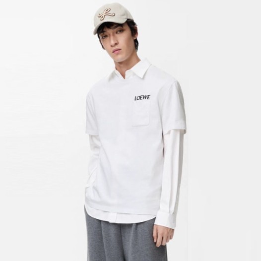❤로에베 남성 라운드 반팔티 - Loewe Mens Round Tshirt - loc12709x