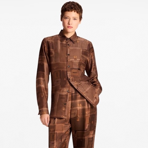 ✨루이비통 여성 실크 셔츠 - Louis vuitton Womens Silk Shirt - lvc12715x