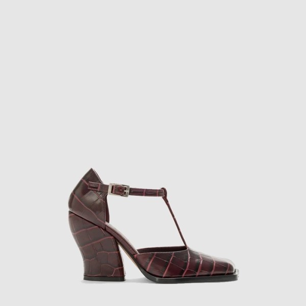 ✨로에베 여성 온다 T 바 펌프스 - Loewe Womens Onda T Bar Pumps - los8874x