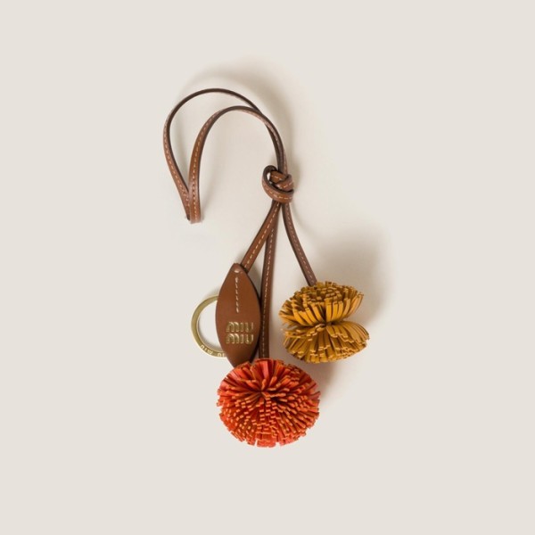 ✨미우미우 남/녀 트릭 가죽 키링 - Miuniu Unisex Napa Leather Trick - acc6426x