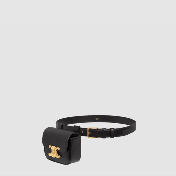 ✨셀린느 여성 트리오페 샤이니 벨트 백 - Celine Womens Triomphe Shiny Belt Bag - ceb13046x