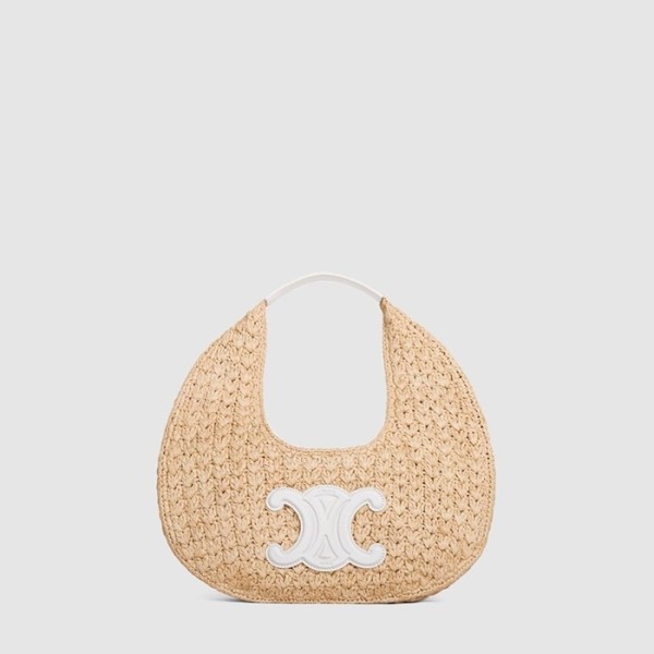✨셀린느 여성 클래식 파니에 호보백 라피아 - Celine Womens Classic Pannier Hobo Bag Raffia - ceb13057x