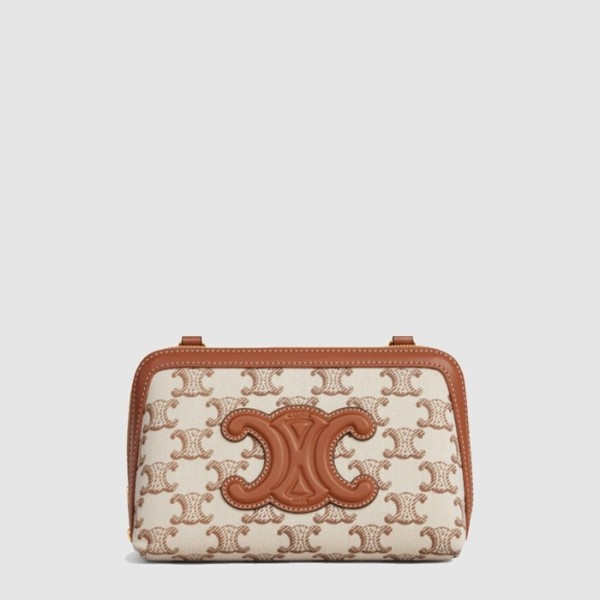 ✨셀린느 여성 퀴르 트리옹프 체인 클러치 미니백 - Celine Womens Cur Triomphe Chain Clutch Mini Bag - ceb13058x