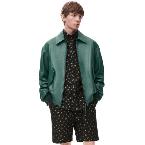✨로에베 남성 가죽 자켓 - Loewe Mens Leather Jacket - loc12774x