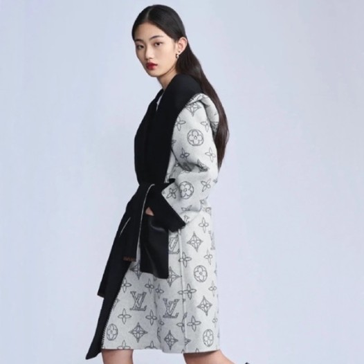 ❤루이비통 여성 양면 롱 후드 랩 코트 - Louis vuitton Womens Long Hooded Wrap Coat - lvc12820x