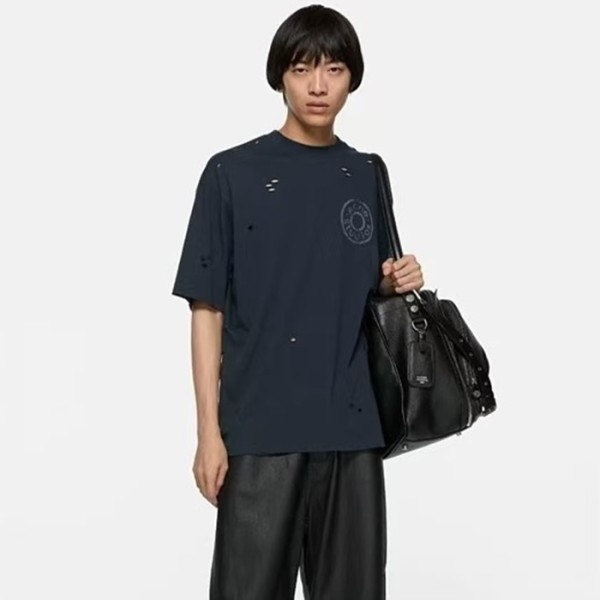 ✨아크네 남성 레이어드 로고 반팔티 - Acne Mens Layered Logo Tshirt - anc12825x
