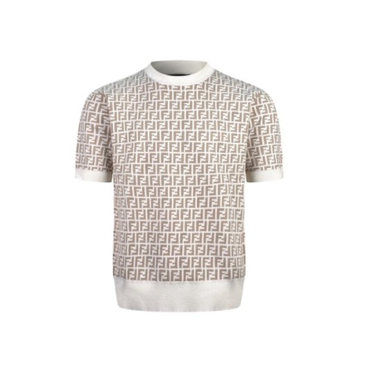 ❤펜디 남성 라운드 반팔 티셔츠 - Fendi Mens Round Tshirt - fec12846x