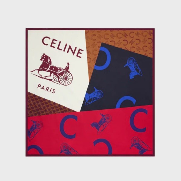 ✨셀린느 여성 트리오페 스퀘어 스카프 - Celine Womens Triomphe Scarf - acc6718x