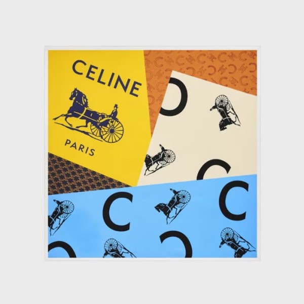 ✨셀린느 여성 트리오페 스퀘어 스카프 - Celine Womens Triomphe Scarf - acc6719x