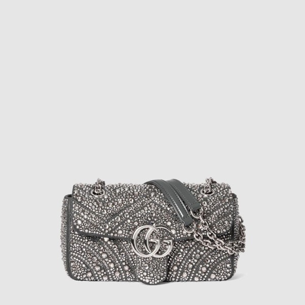 ✨구찌 여성 크리스탈 스몰 숄더백 - Gucci Womens Crystal Small Shoulder Bag - gub13189x