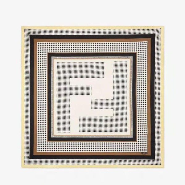 ✨펜디 여성 FF 스퀘어 스카프 - Fendi Womens FF Square Scarf - acc6740x