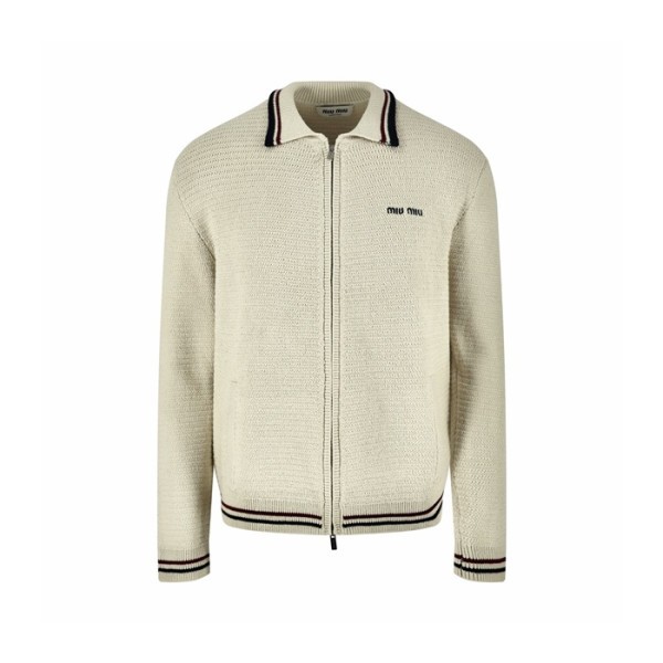 ✨미우미우 남성 니트 자켓 - Miumiu Mens Knit Jacket - mic13043x