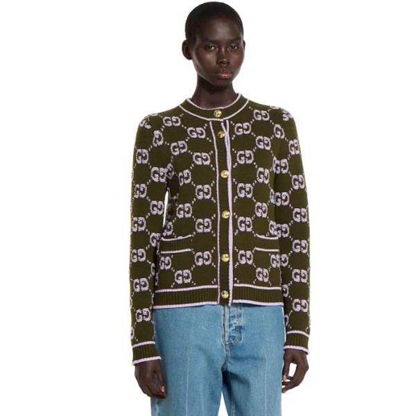 ✨구찌 여성 라운드 가디건 - Gucci Womens Round Cardigan - guc13061x