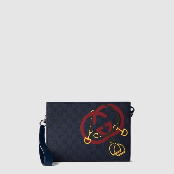 ✨구찌 남성 프린트 GG 미디엄 파우치 - Gucci Mens Printed GG Medium Pouch - gub13240x