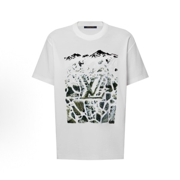 ✨루이비통 남성 라운드 반팔 티셔츠 - Louis vuitton Mens Round Tshirt - lvc13113x