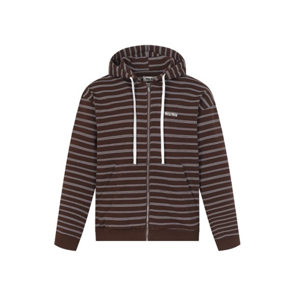 ✨미우미우 여성 집업 후드티 - Miumiu Womens Zip-up Hooded - mic13122x