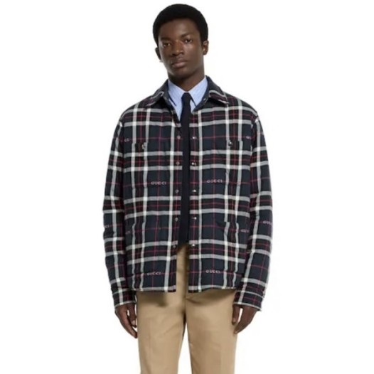 ❤구찌 남성 체크 셔츠 -  Gucci Mens Flanner Shirt - guc13182x
