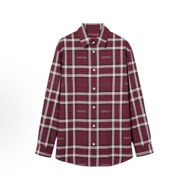 ✨구찌 남성 체크 셔츠 -  Gucci Mens Flanner Shirt - guc13183x