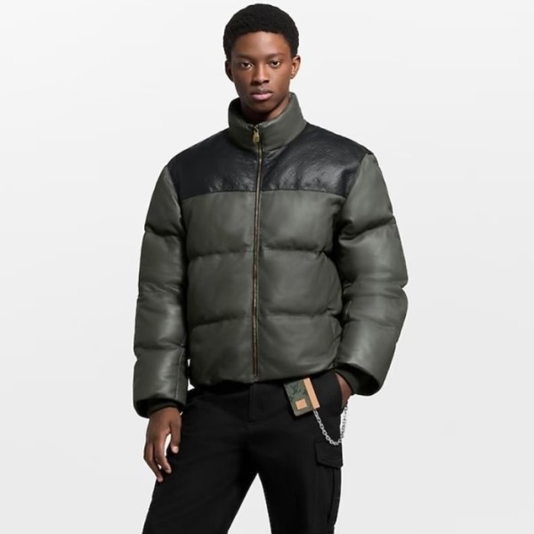 ✨루이비통 남성 가죽 패딩 - Louis vuitton Mens Leather Padding - lvc13210x