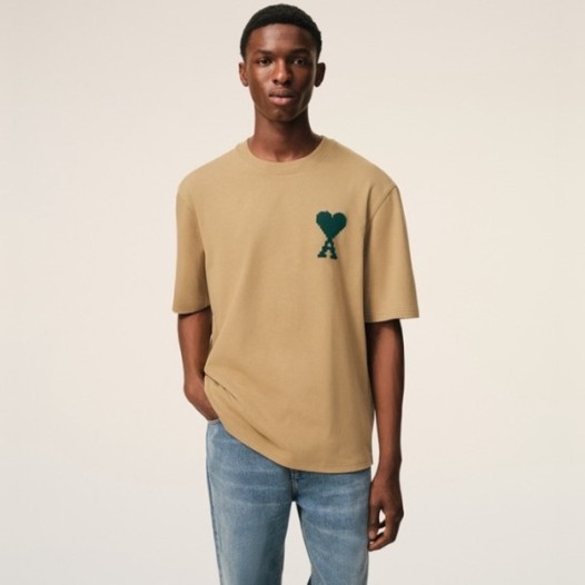 ❤아미 남성 라운드 반팔티 - Ami Mens Round Tshirt - amc13212x