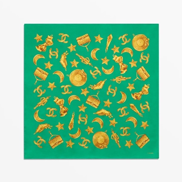 ✨샤넬 여성 스퀘어 스카프 - Chanel Womens Square Scarf - acc6849x