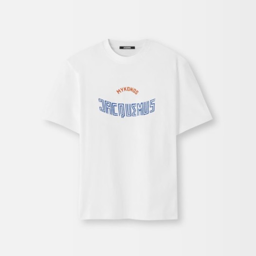 ❤자크뮈스 남성 라운드 반팔티 - Jacquemus Mens Round Tshirt - jac13357x
