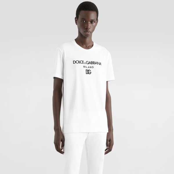 ✨돌체앤가바나 남성 라운드 반팔 티셔츠 - Dolce&Gabbana Mens Round Tshirt - doc13387x