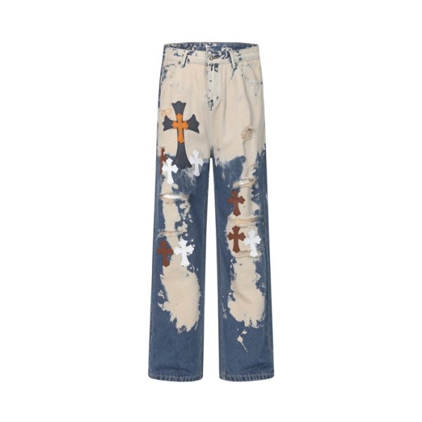 ✨크롬하츠 남성 트렌디 청바지 - Chrom Hearts Mens Trendy Jeans - chc13391x