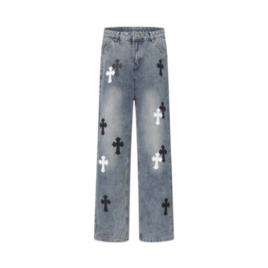 ❤크롬하츠 남성 트렌디 청바지 - Chrom Hearts Mens Trendy Jeans - chc13392x